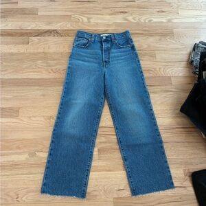 Classic Blue Women's Jeans ribcage Levi